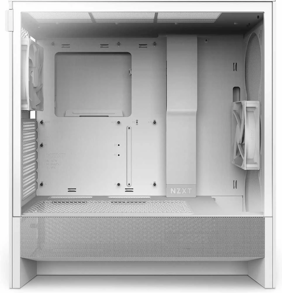 NZXT PC dėklas H5 Flow midi bokštas baltas langas