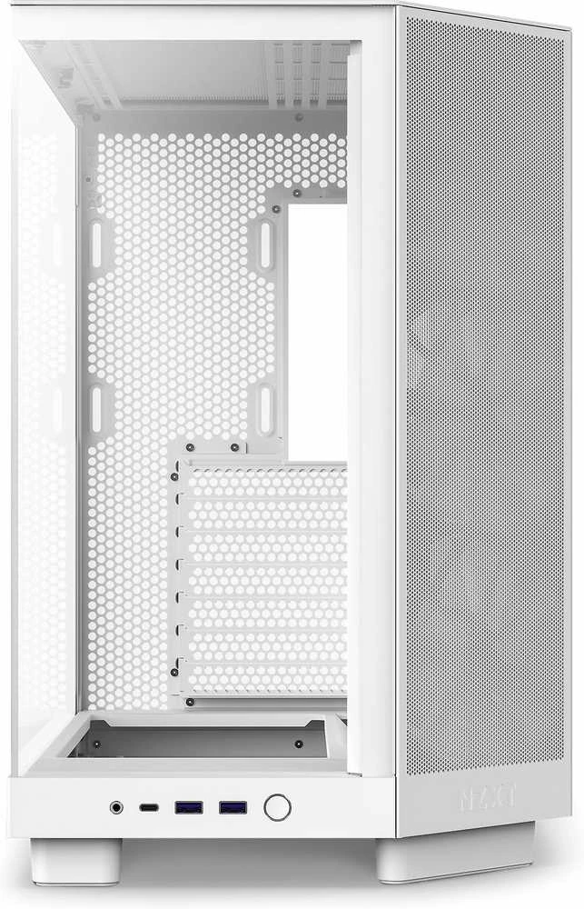 NZXT H6 Flow midi bokšto baltas kompiuterio korpusas