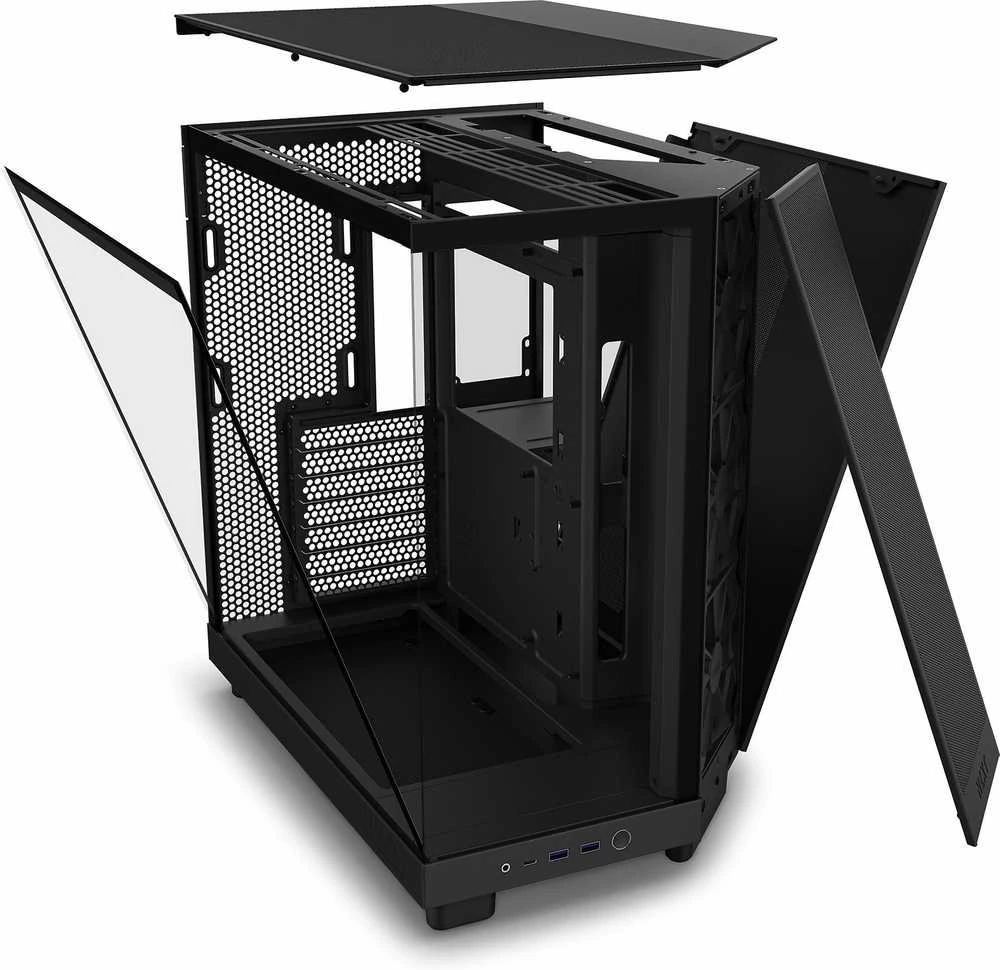 NZXT H6 Flow midi bokšto korpusas, juodas
