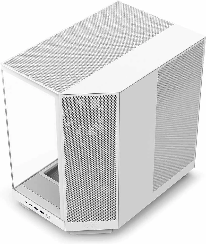 NZXT H6 Flow midi bokšto baltas kompiuterio korpusas