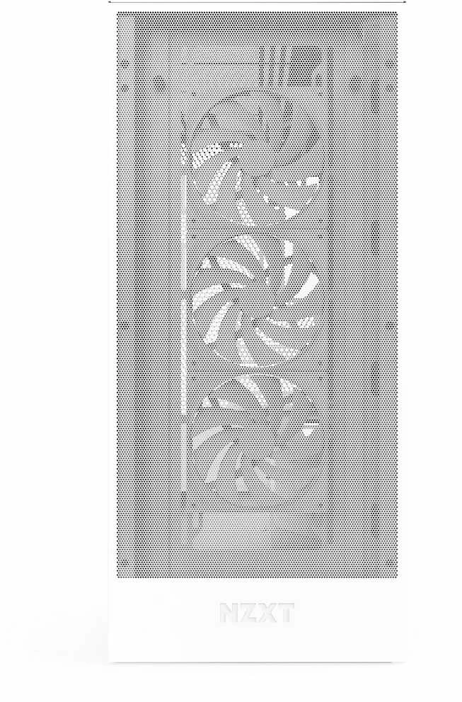 NZXT korpusas H7 Flow 2024 langas Baltas