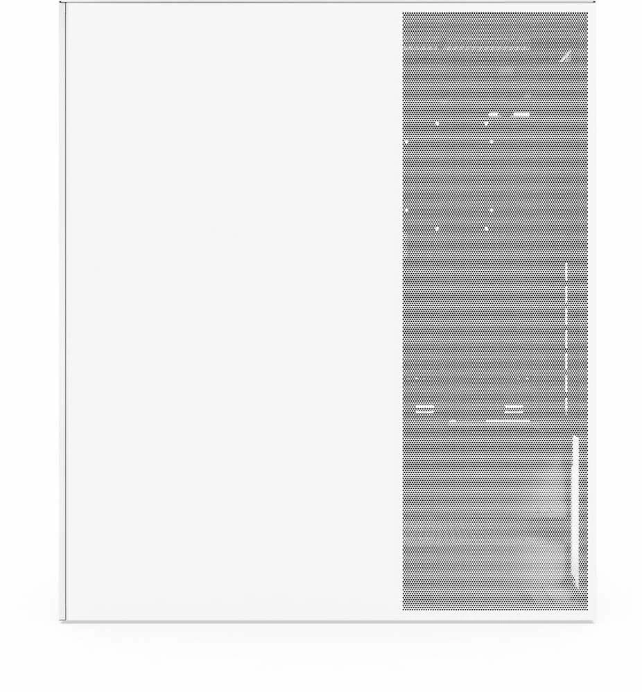 NZXT korpusas H7 Flow 2024 langas Baltas