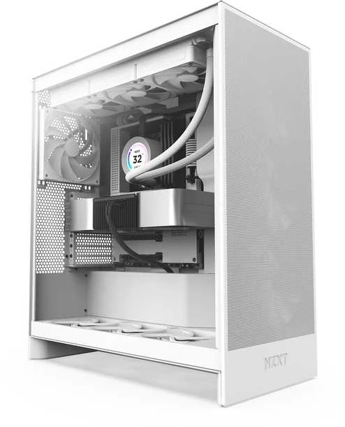 NZXT korpusas H7 Flow 2024 langas Baltas