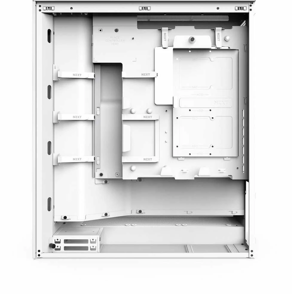 NZXT korpusas H7 Flow 2024 langas Baltas
