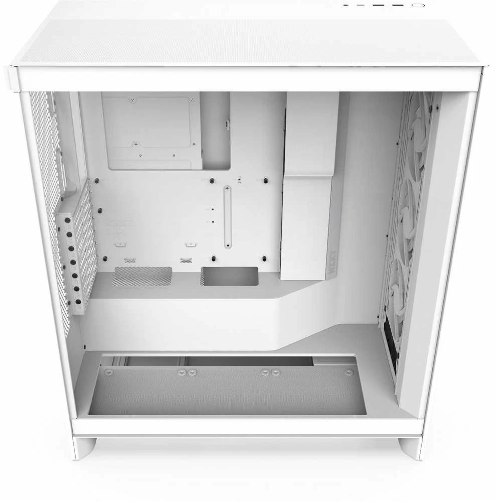 NZXT PC dėklas H7 Flow RGB midi bokštas baltas