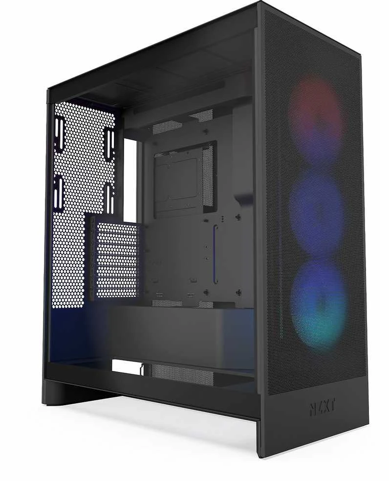 NZXT kompiuterio korpusas H7 Flow RGB 2024 midi bokštas juodas