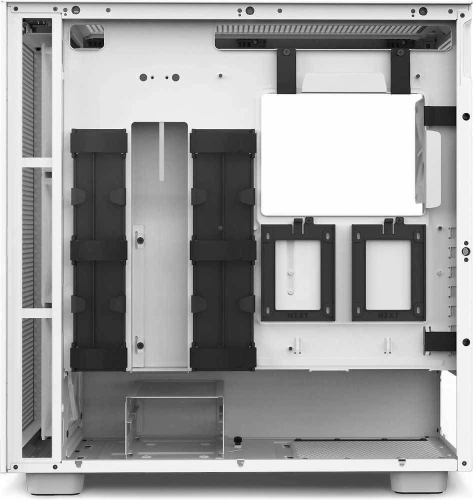 NZXT PC dėklas H7 Flow RGB midi bokštas baltas