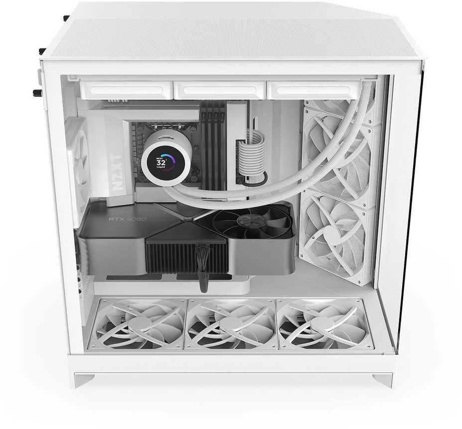NZXT H9 Flow (2025) balta