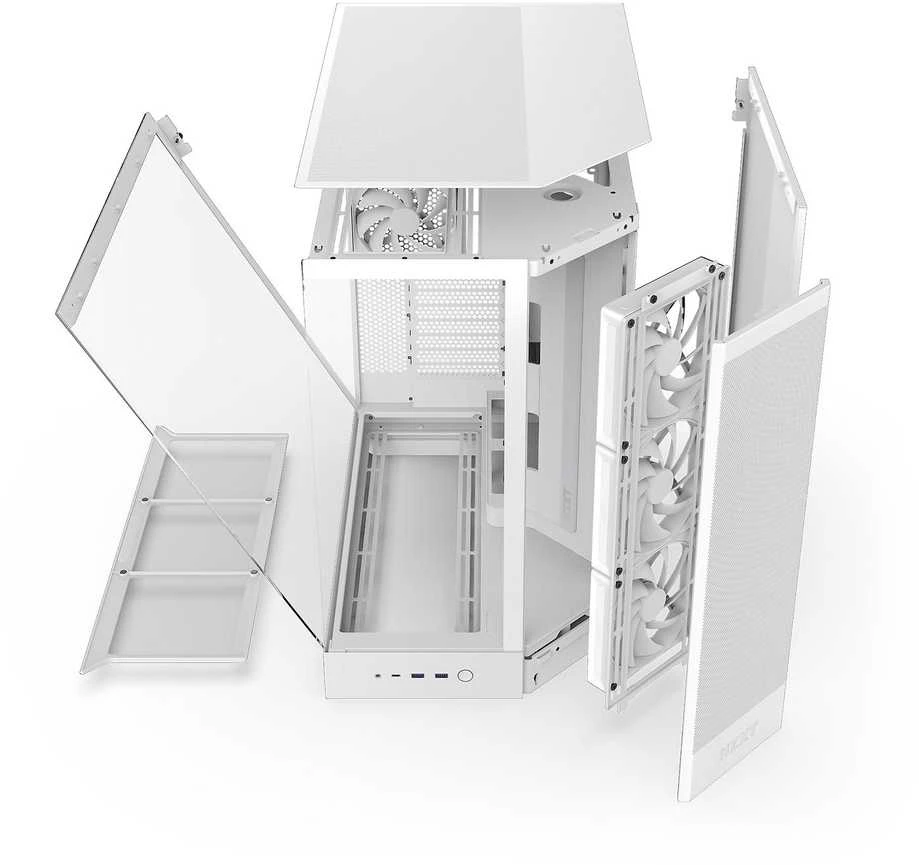 NZXT H9 Flow (2025) balta
