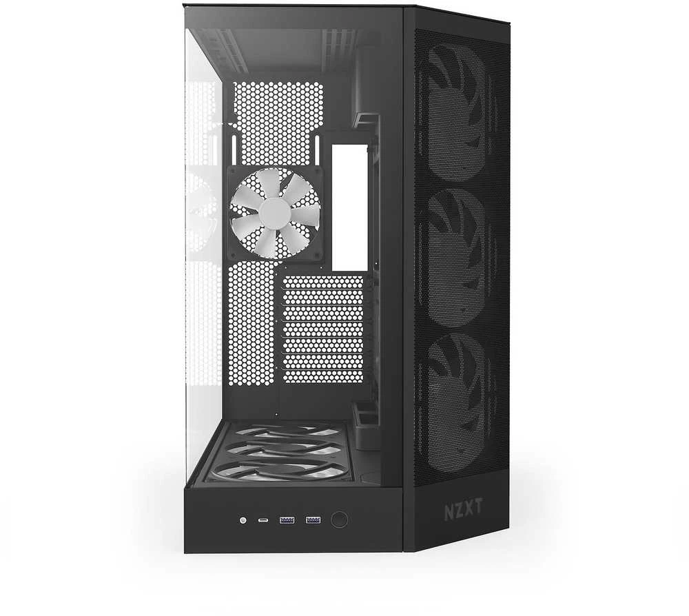 NZXT H9 Flow RGB+ (2025) juoda