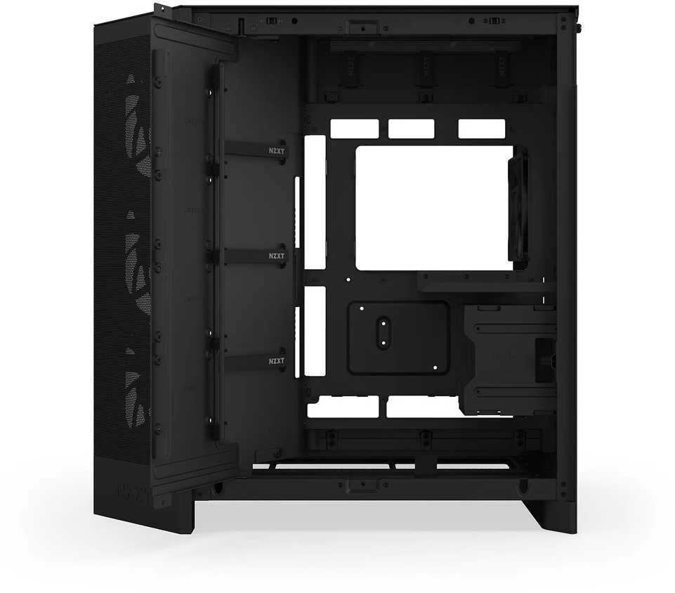 NZXT H9 Flow RGB+ (2025) juoda