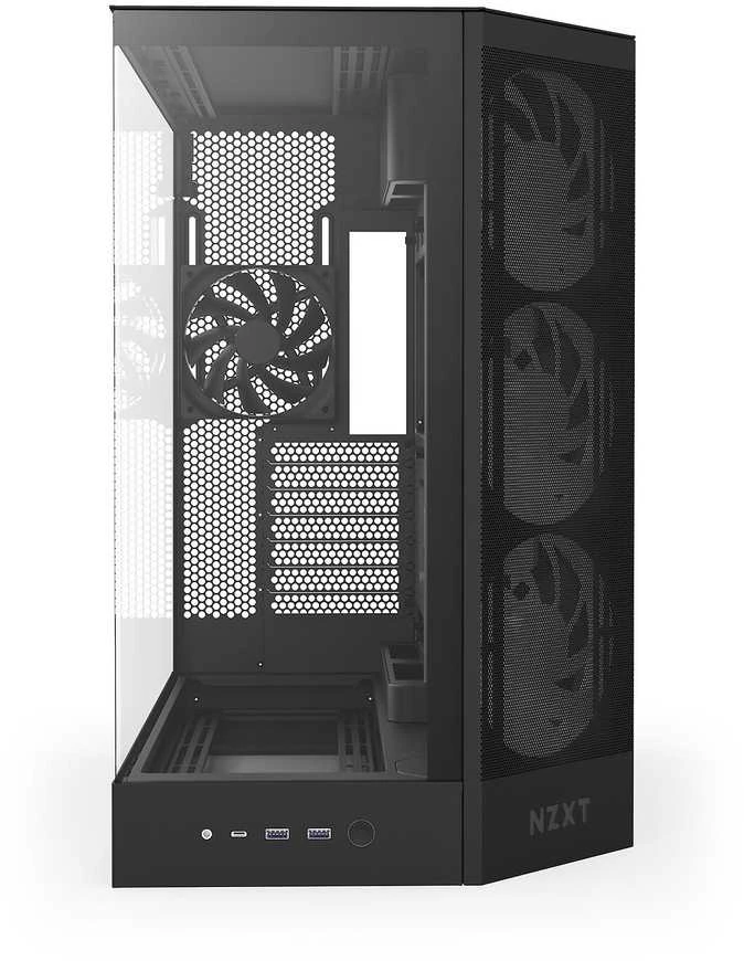 NZXT H9 Flow RGB Midi Tower Juodas