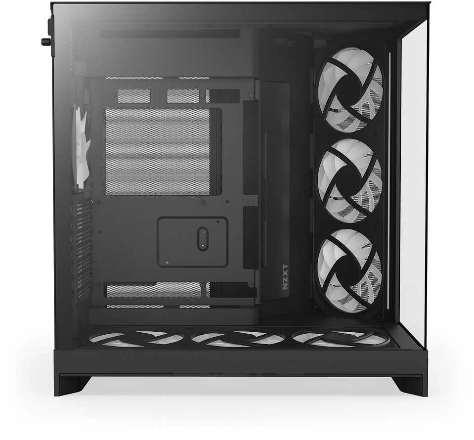 NZXT H9 Flow RGB+ (2025) juoda