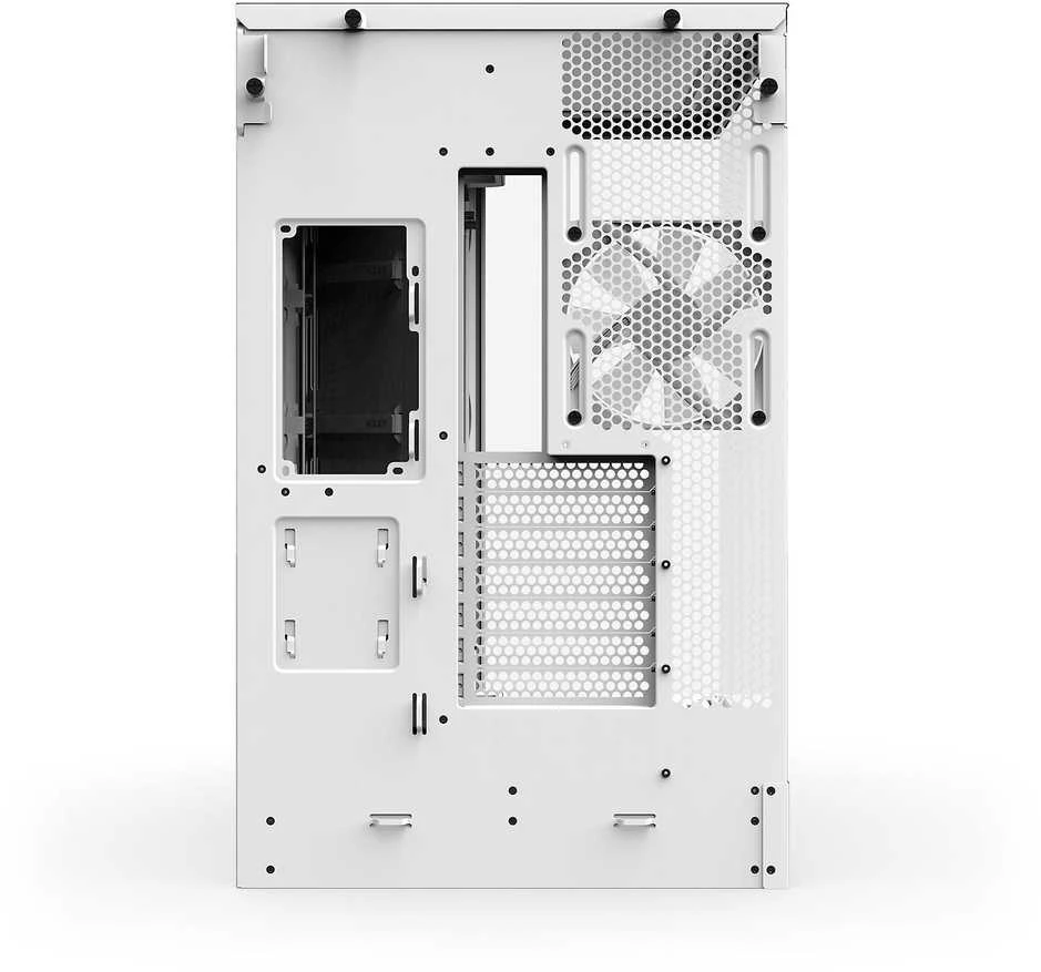NZXT H9 Flow RGB+ MIDI bokštas Baltos