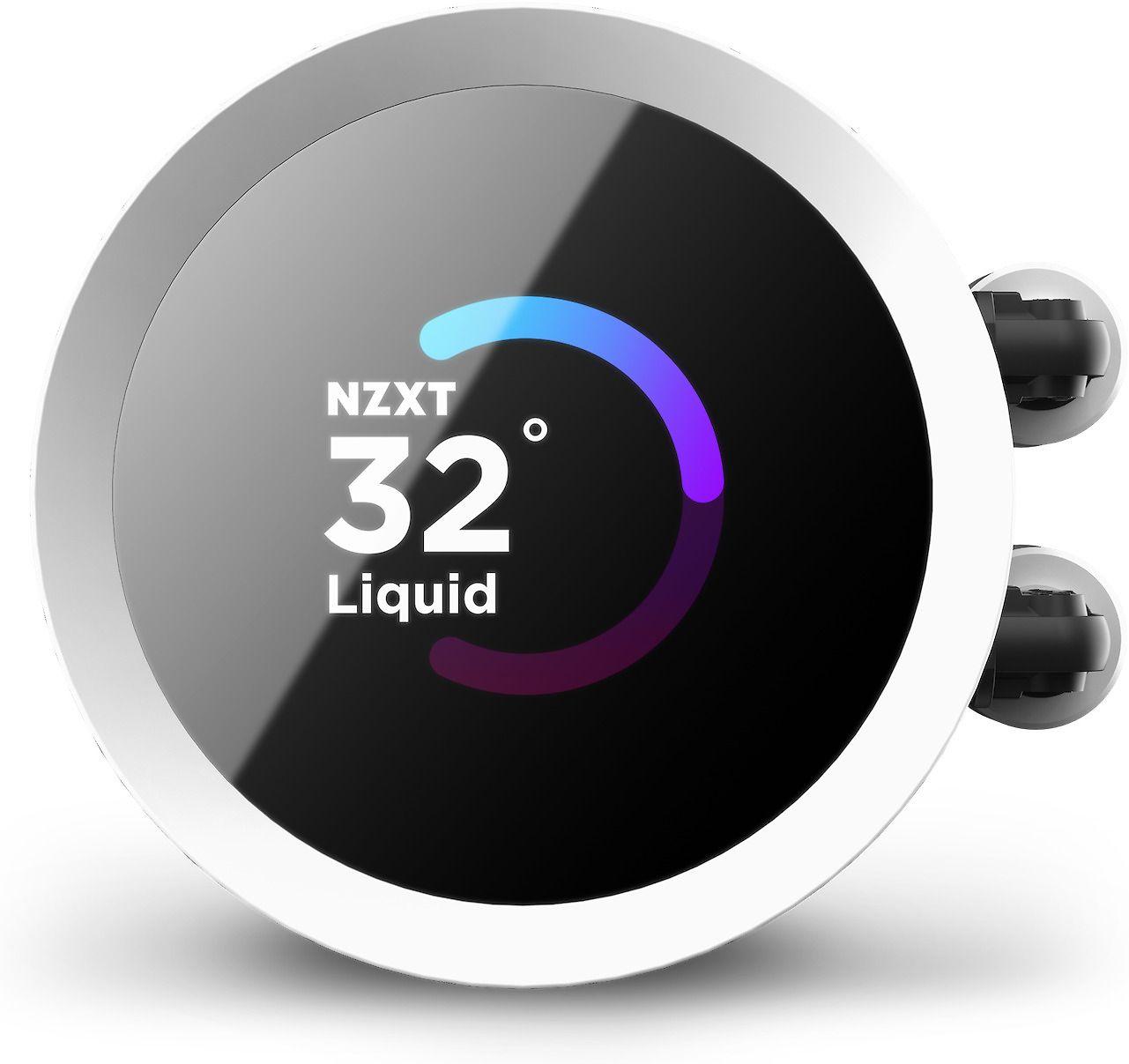NZXT CPU vandens aušinimas Kraken 280 RGB LCD Baltas