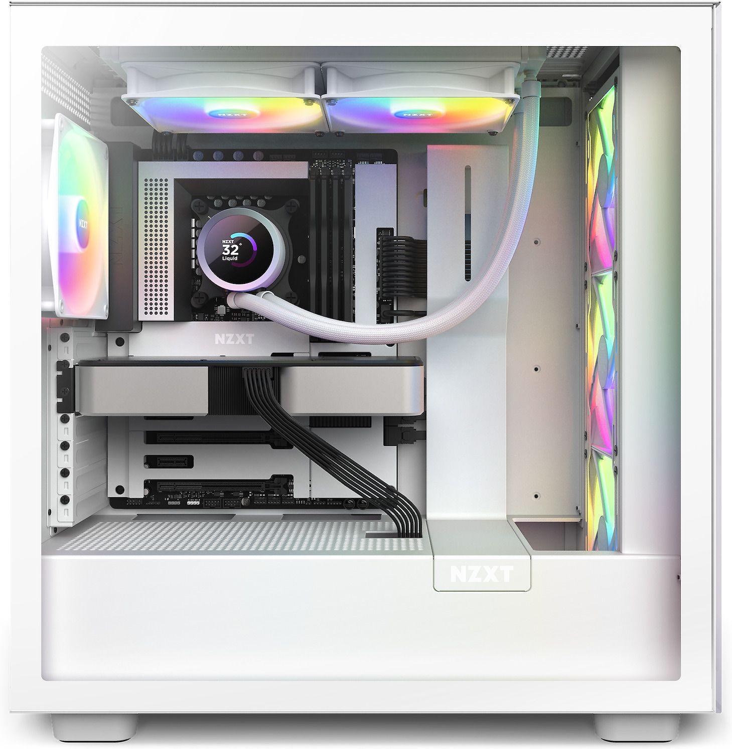 NZXT CPU vandens aušinimas Kraken 280 RGB LCD Baltas