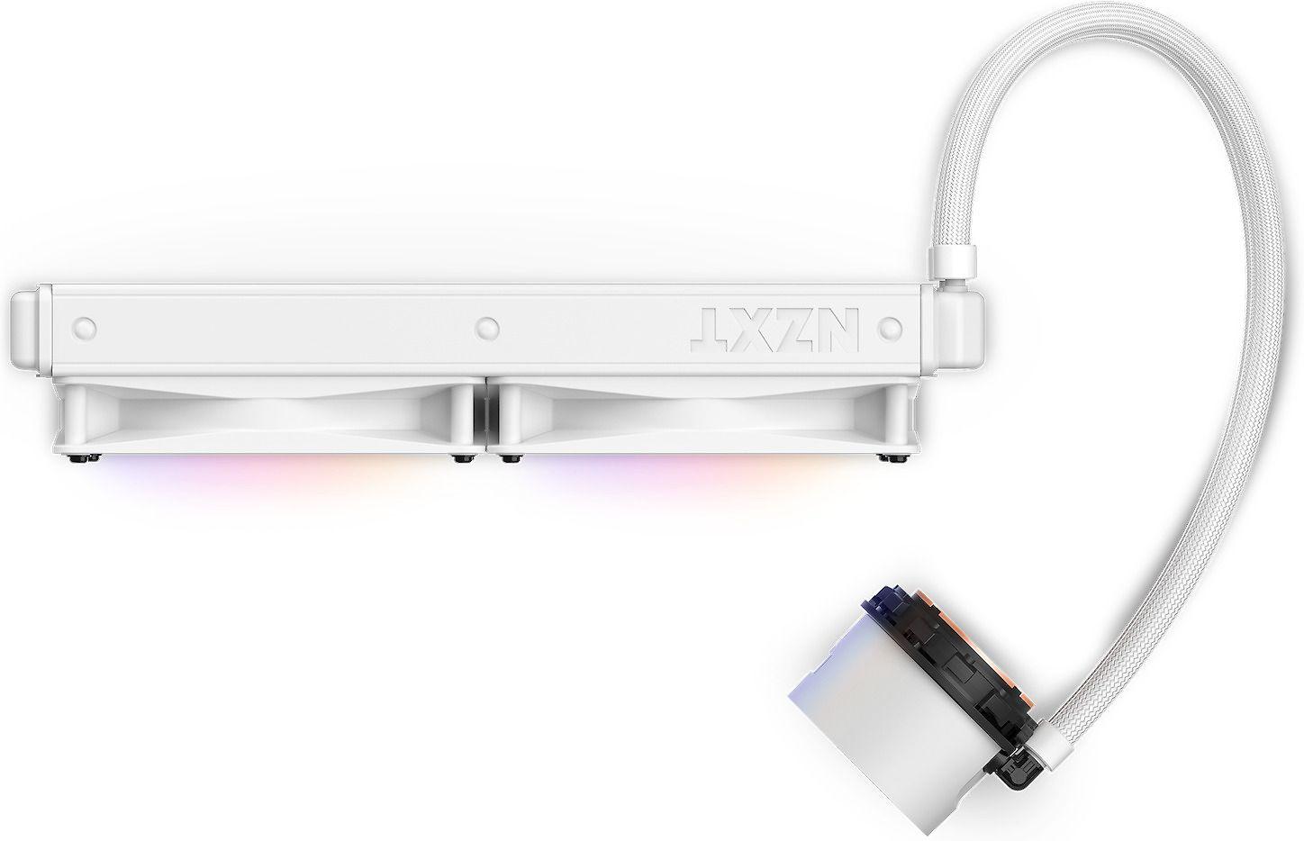 NZXT CPU vandens aušinimas Kraken 280 RGB LCD Baltas