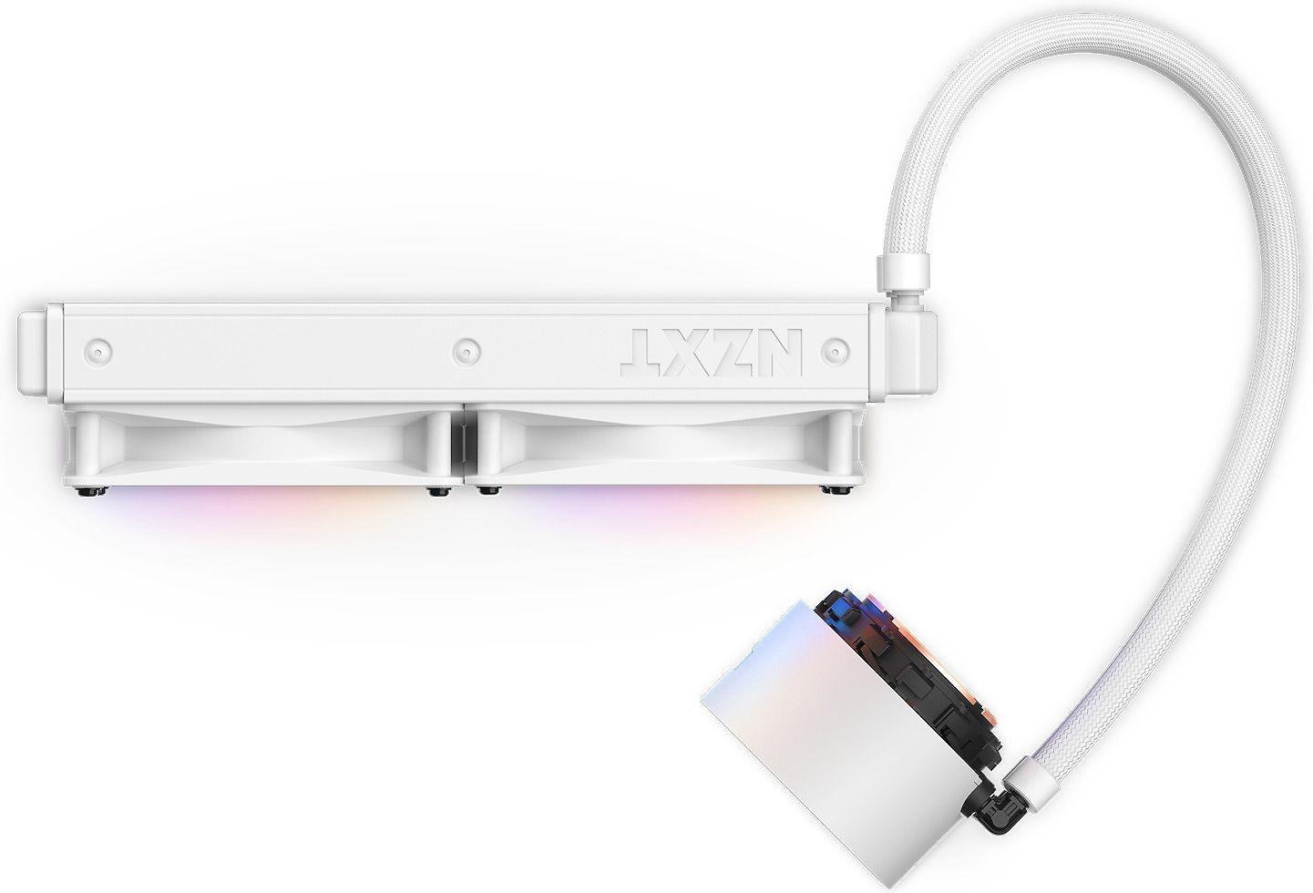 NZXT CPU vandens aušinimas Kraken Elite 240 RGB LCD Baltas