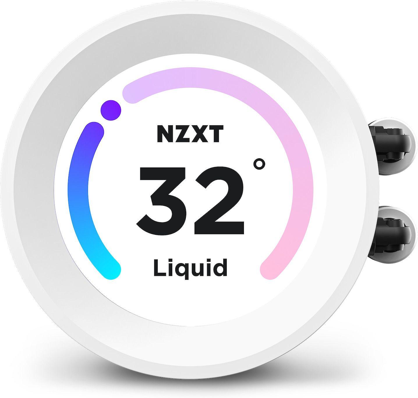 NZXT CPU vandens aušinimas Kraken Elite 240 RGB LCD Baltas