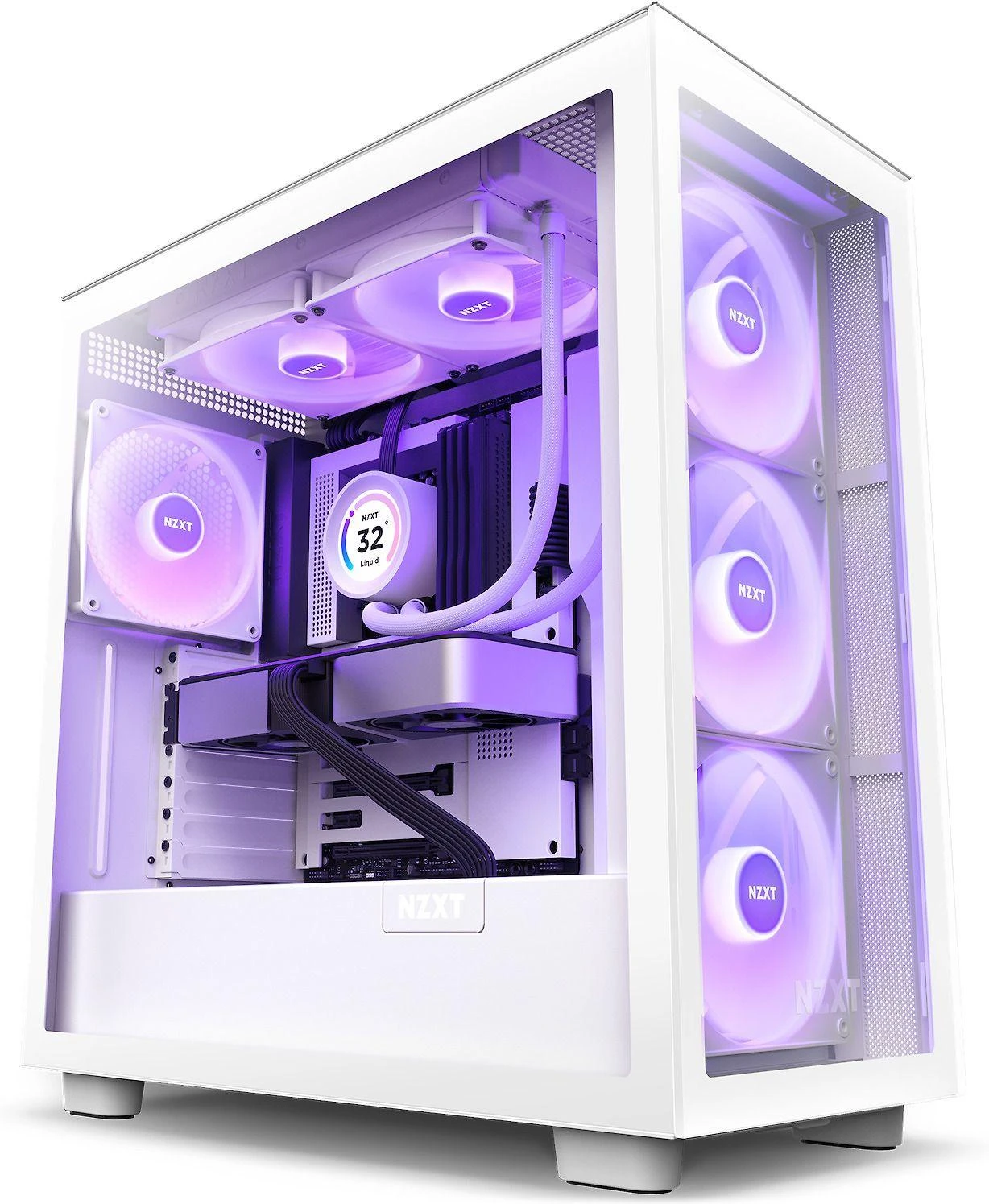 NZXT CPU vandens aušinimas Kraken Elite 280 RGB LCD Baltas