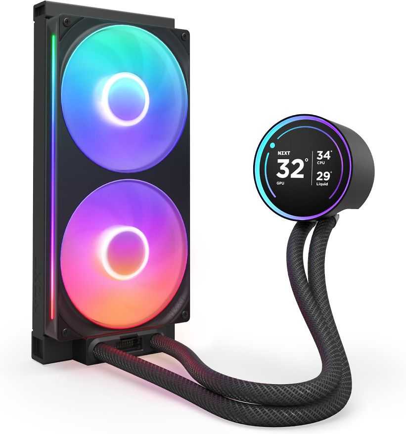 NZXT Kraken Elite 280 RGB V2 LCD juoda