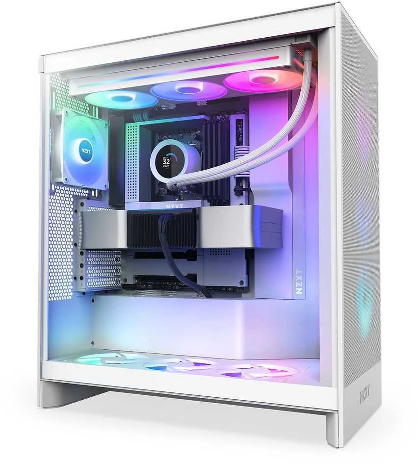 NZXT Kraken Plus 360 RGB AiO Vanduo Cooling – 360mm, baltas