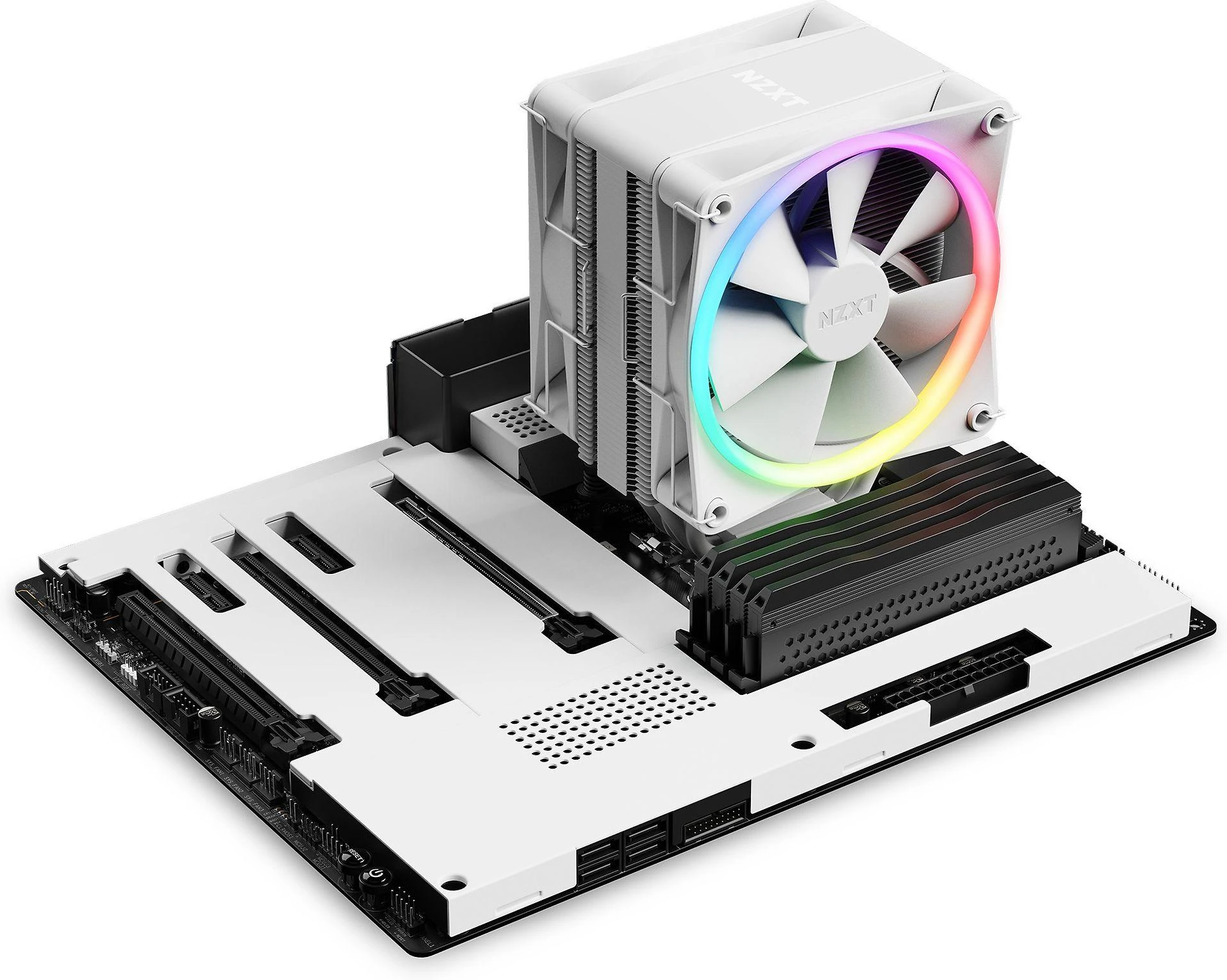 Procesoriaus Aušintuvas - NZXT T120 RGB 12 cm Baltas