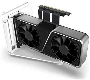 NZXT vertikalios vaizdo plokštės tvirtinimo kronšteinas NZXT (PCIE 4.0) balta