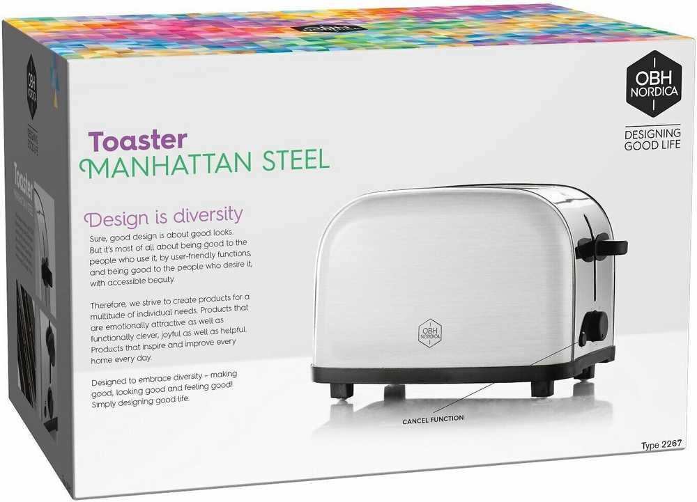 IQ Smart OBH Nordica Manhattan plieno skrudintuvas