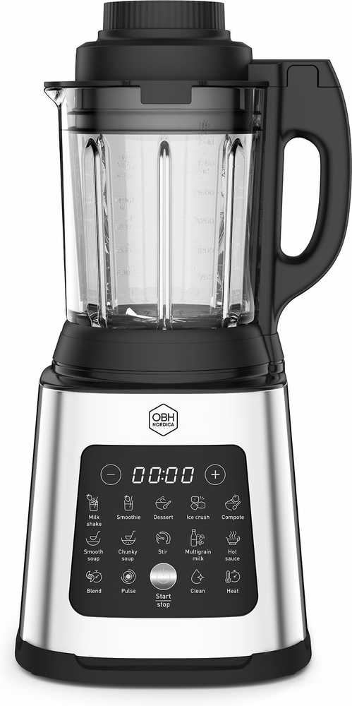 OBH Nordica Perfectmix Cook maišytuvas, nerūdijančio plieno/juodas