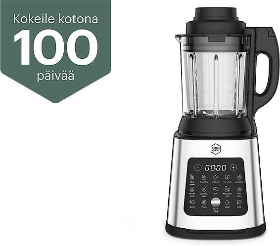 OBH Nordica Perfectmix Cook maišytuvas, nerūdijančio plieno/juodas