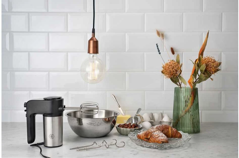 Plakiklis OBH Nordica Urban Mix, Hand mixer, Juodas, Nerūdijantis plienas, Mixing, 1.2 m, 300 W, 220-240 V