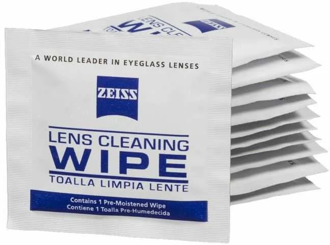 Drėgnos objektyvo servetėlės Zeiss, 200 vnt.