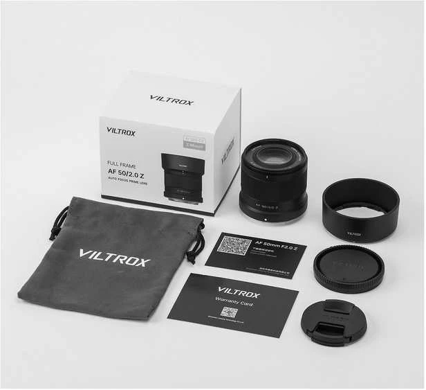 Objektyvas - Viltrox AF 50mm F2.0 Sony FE (pilno kadro, automatinis fokusavimas, F2.0, 0.45m)