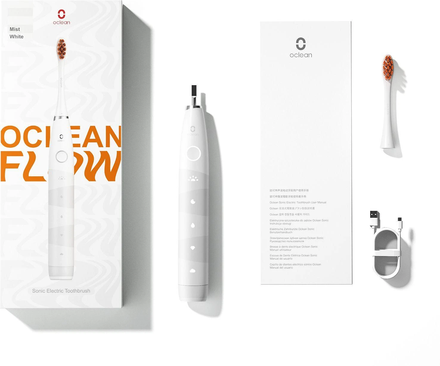Xiaomi Oclean Flow elektrinis dantų šepetėlis baltas
