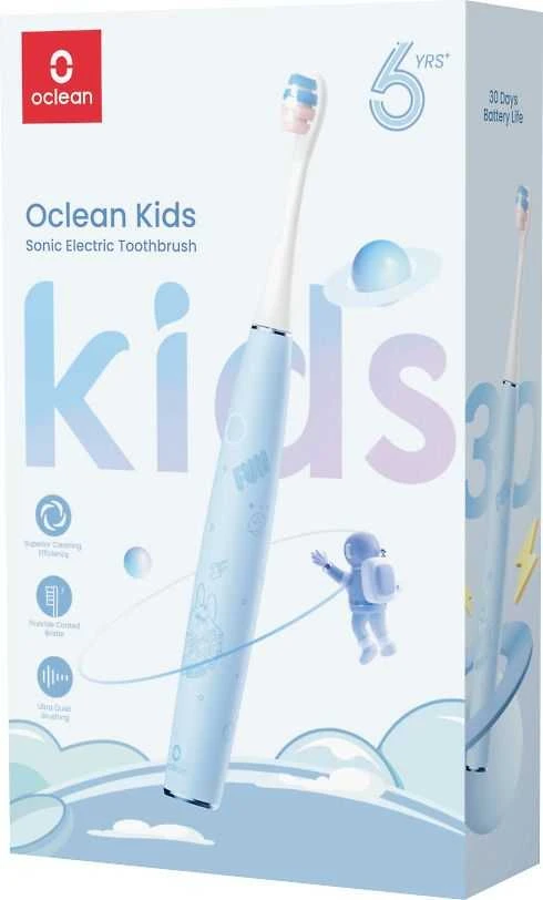 Elektrinis vaikiškas dantų šepetėlis Oclean Kids, Mėlynas