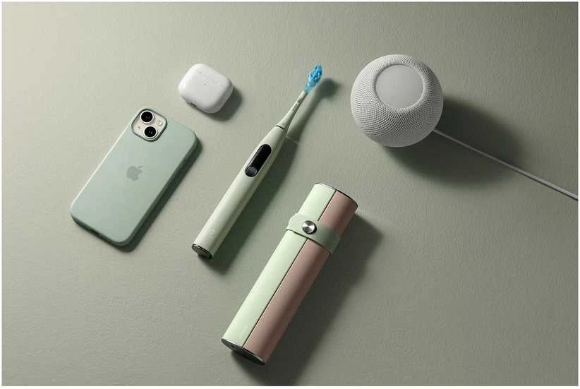 Oclean X Ultra S Elektrinis dantų šepetėlis, Žalias