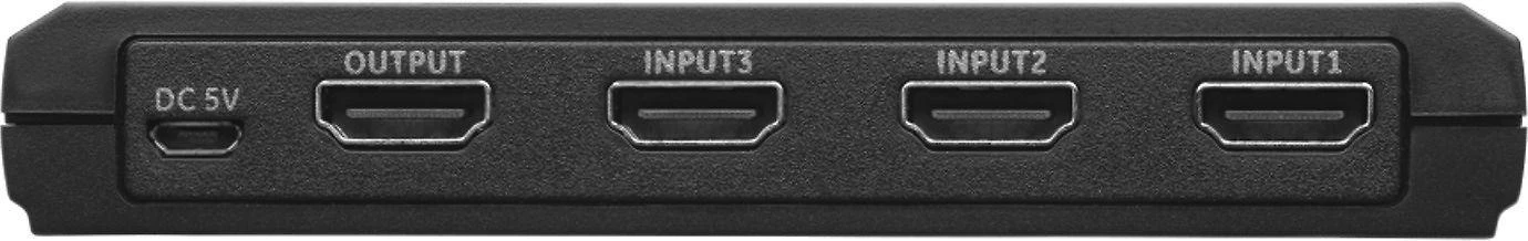 One For All Vienas visiems Vienas visiems išmanusis HDMI jungiklis SV1632 4K, HDMI jungiklis (juodas, Full HD HDMI jungiklis)