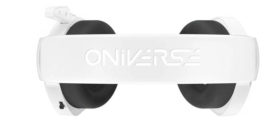 Oniverse žaidimų ausinės „Meteor“ – šerkšno baltumo