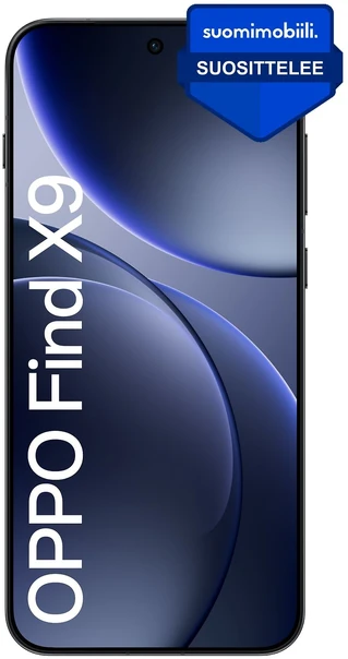 OPPO Find X9 12/512GB Juodas