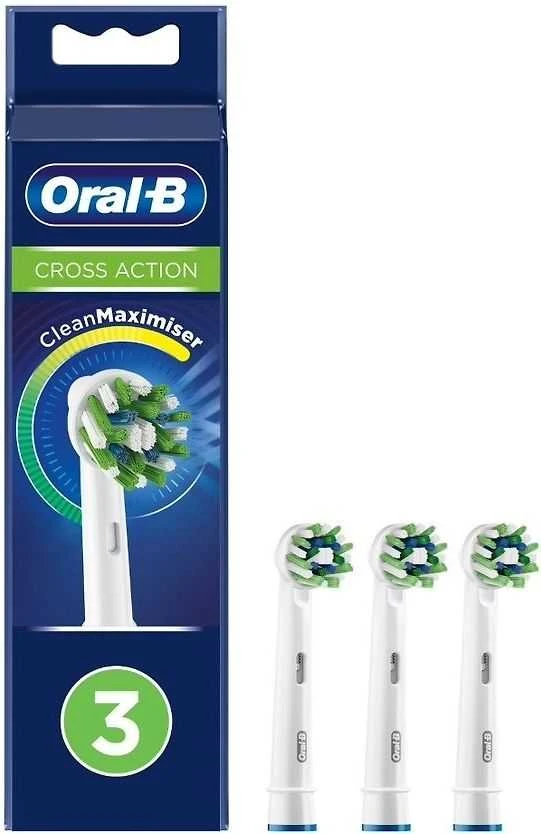 Oral-B CrossAction EB-50-3 dantų šepetėlio antgalis, 3 vnt.