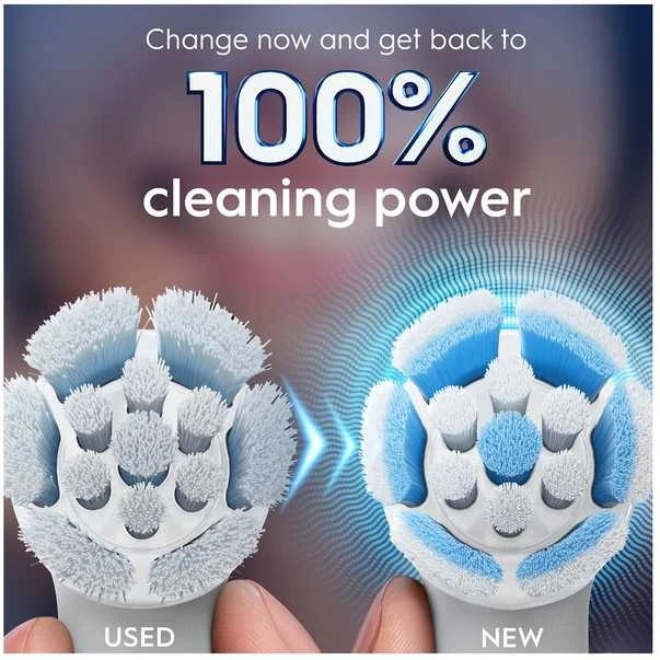 „Oral-B iO Gentle Care“ keičiami dantų šepetėliai, 2 vnt.