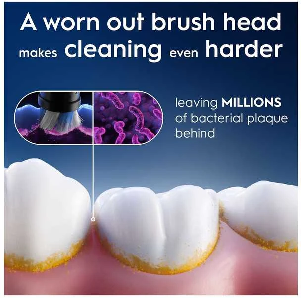 „Oral-B iO Gentle Care“ keičiami dantų šepetėliai, 2 vnt.
