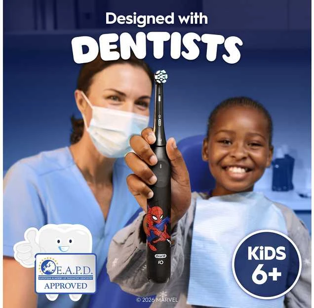 Oral-B Spider-Man dantų šepetėlis su odontologų rekomendacija