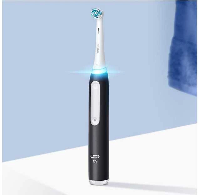 Braun iOG3d.2i6.2K Oral-B iO3 Elektrinis Dantų Šepetėlis Matt Juodas/Ice Mėlyna Duo Pack Edition