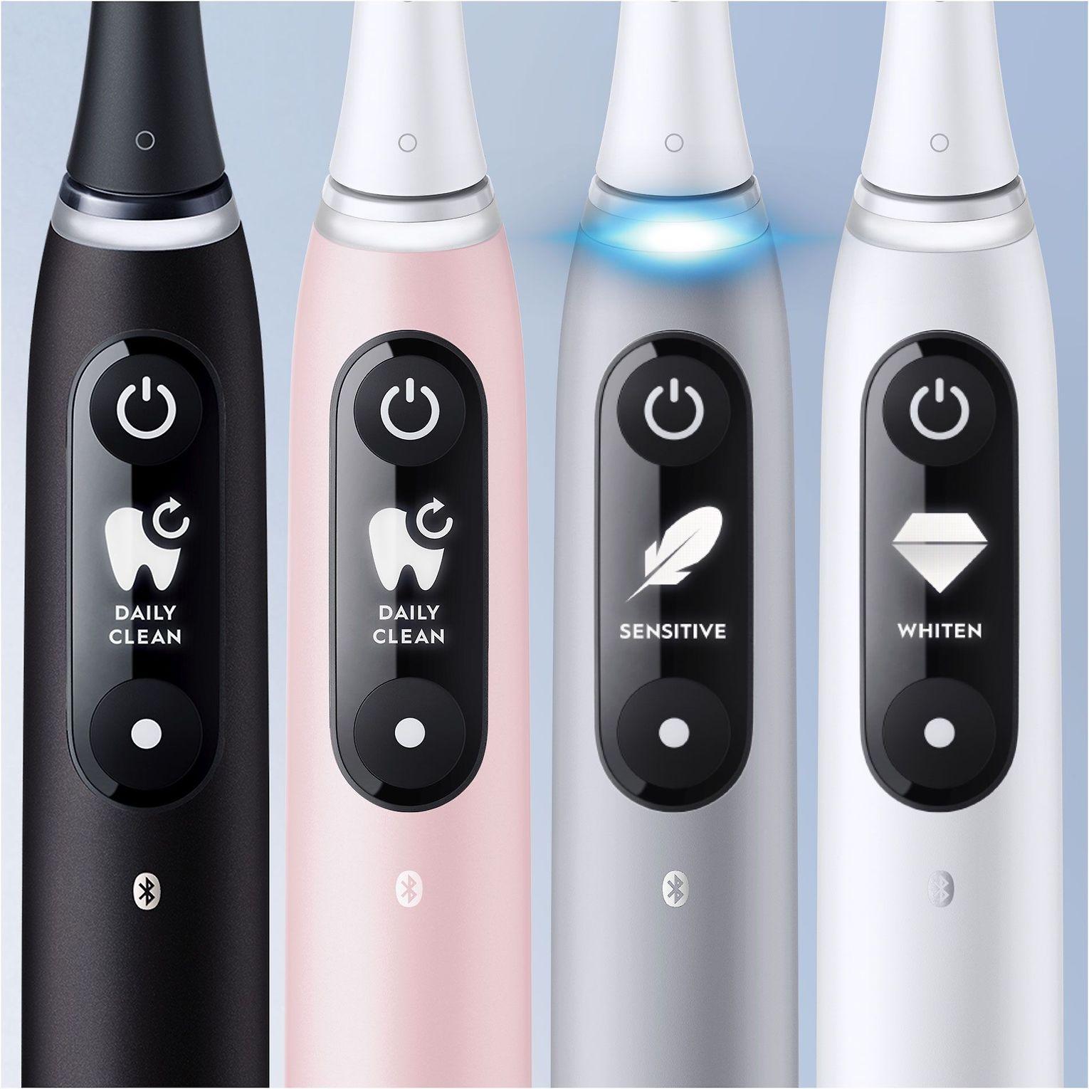 Braun Oral-B iO Series 6 Duo Set Juodas Lava/Rožinė Sand
