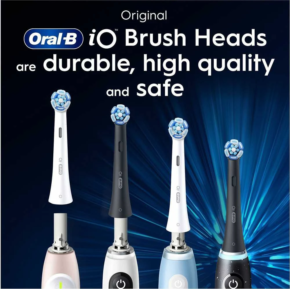 Oral-B iO Ultimate Clean vaihtoharjat, 6 kpl, musta