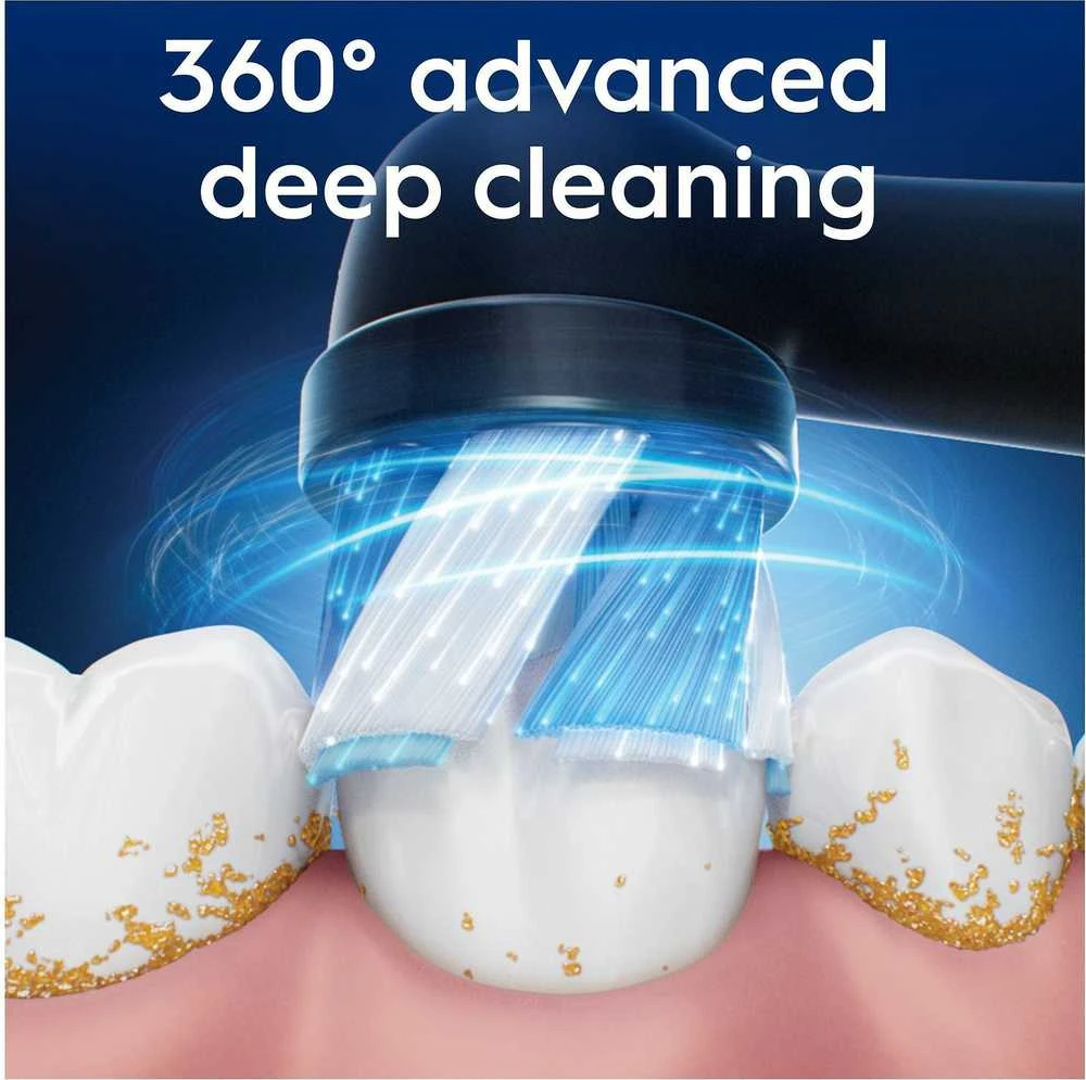 Oral-B iO Ultimate Clean vaihtoharjat, 6 kpl, musta
