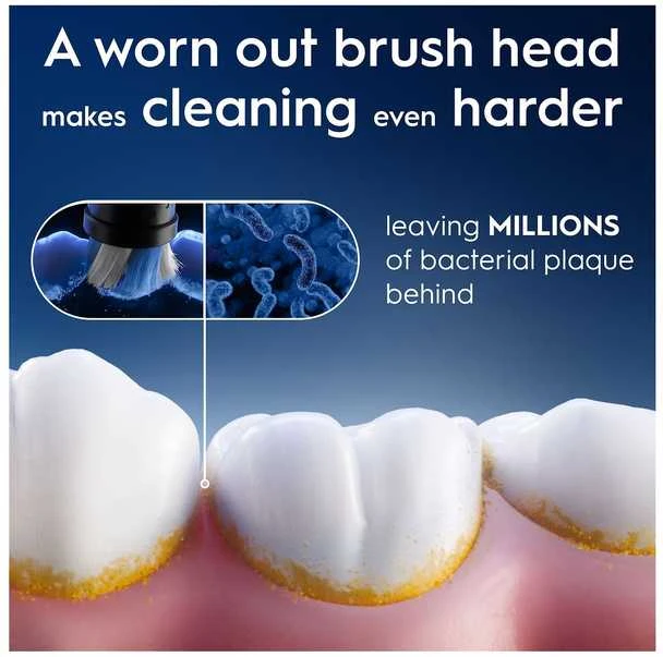 Oral-B iO Ultimate Clean 4 dalių šepetėlių galvučių pakuotė, juodos spalvos