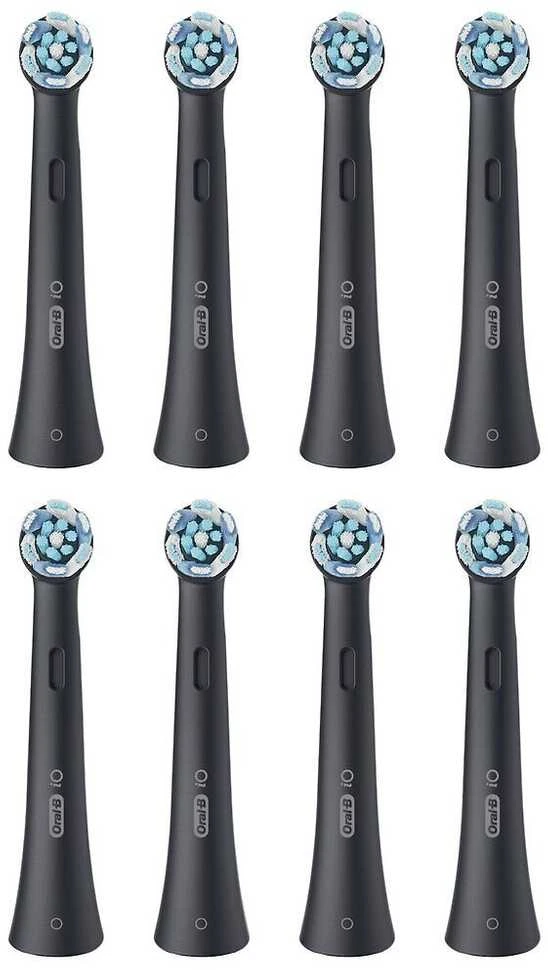 „Oral B iO“ serijos „Ultimate Clean Juodas“ keičiamos dantų šepetėlio galvutės – juodos – 8 vnt.